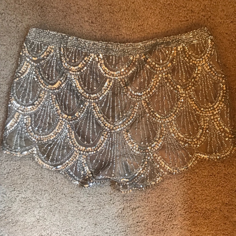 Basix Sequin Shorts